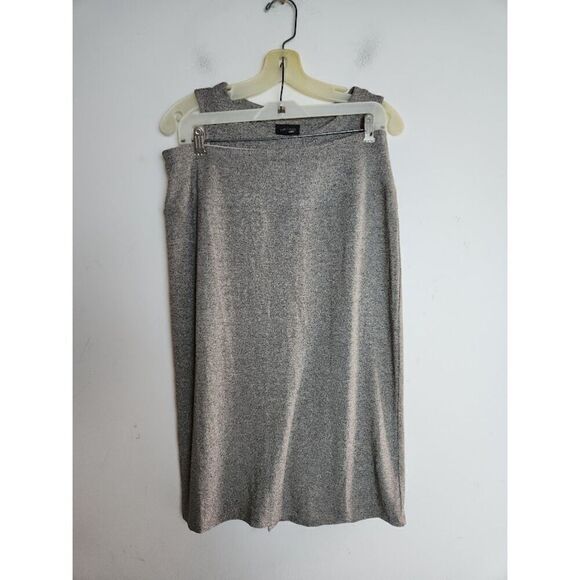 J.Jill Wearever Collection Heather Grey 2 Piece Top + Pull On Skirt size Small - Picture 8 of 8